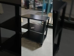 3 het Staalrek van het laagmetaal met de Rolling Planken van de Wielen Regelbare Opslag